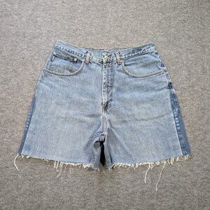 Vintage Iceberg History Denim Cropped to Shorts Hip Hop Sz 36 Jorts Italy made